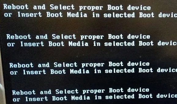 开机黑屏出现reboot and select解决方法插图