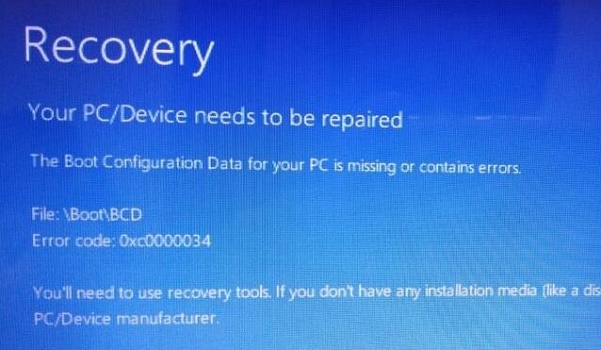 win10开机出现recovery进不去系统怎么解决插图