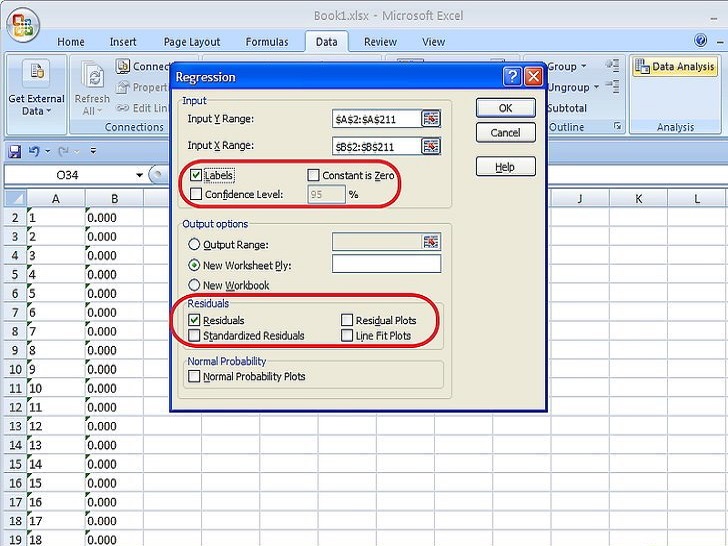 如何在 Microsoft Excel 中进行回归分析插图10