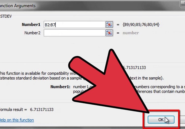 如何用Excel 2007计算平均值和标准差插图8