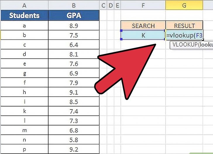 如何使用 Excel 电子表格的 Vlookup 函数插图3