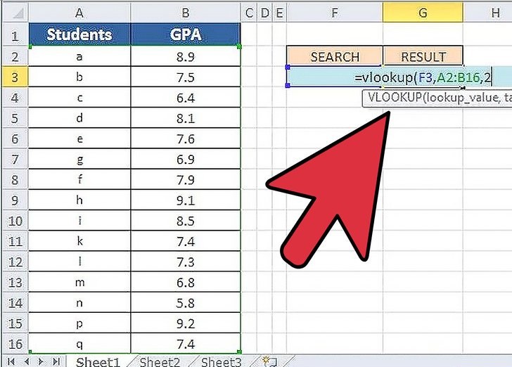 如何使用 Excel 电子表格的 Vlookup 函数插图5