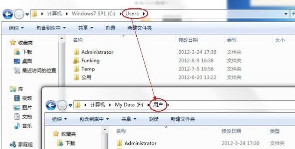 win7user文件夹更改教程插图