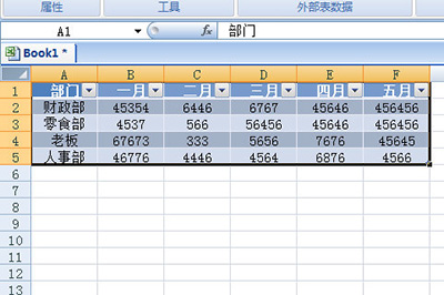 Excel快速生成图表的操作流程截图