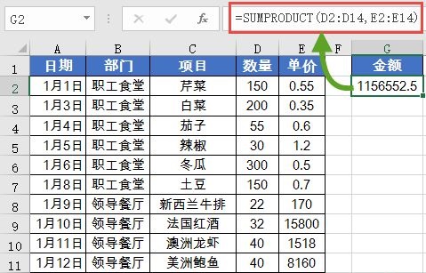 最常用的求和函数SUM插图3