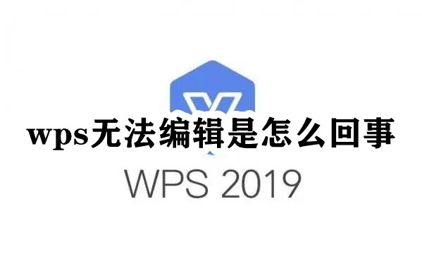 wps无法编辑是怎么回事插图