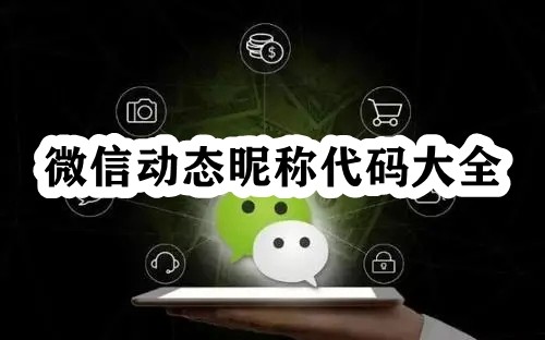 微信动态昵称代码大全插图