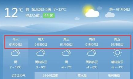 360安全浏览器怎么更改天气预报？360安全浏览器更改天气预报的方法截图