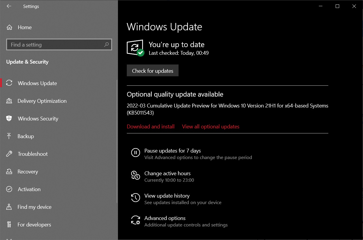 Win10 KB5011543修复BSOD错误 增加大量新功能插图1