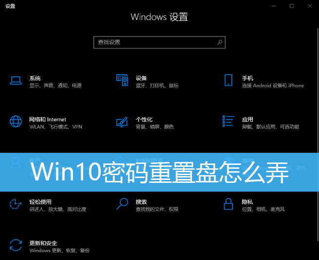 Win10怎么创建密码重置盘  Win10制作密码重置盘的技巧插图