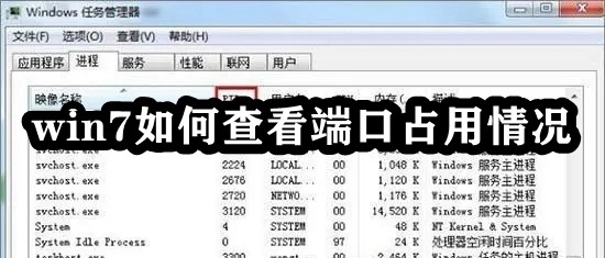 win7如何查看端口占用情况插图
