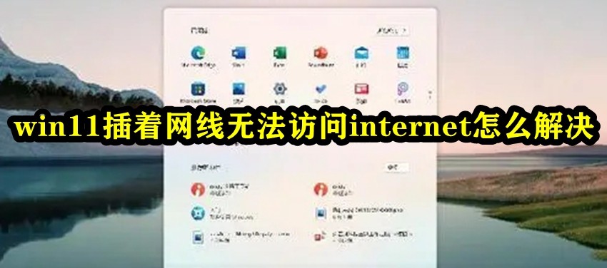 win11插着网线无法访问internet怎么解决插图