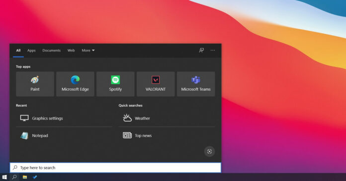 Win10搜索框即将推出暗黑模式！插图