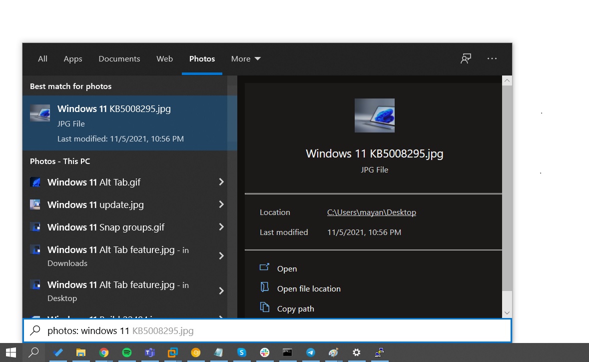 Win10搜索框即将推出暗黑模式！插图1