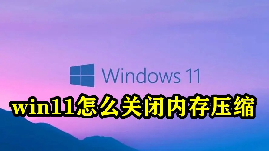 win11怎么关闭内存压缩插图