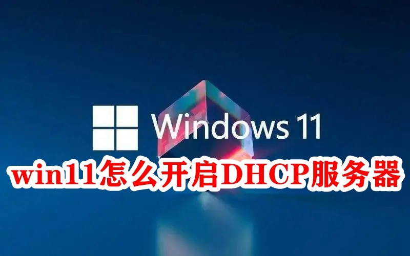 win11怎么开启DHCP服务器插图