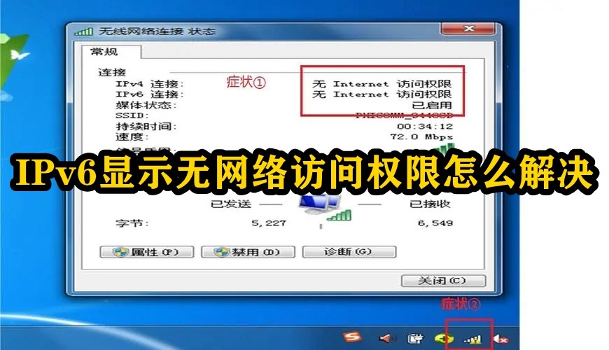 IPv6显示无网络访问权限怎么解决插图