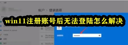win11注册账号后无法登陆怎么解决插图