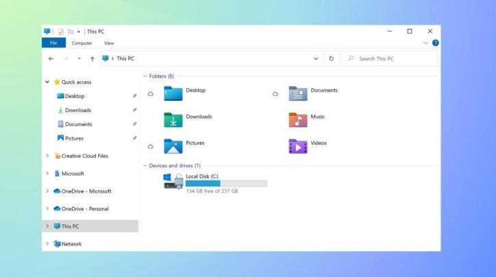 Win10 新增一批 “文件资源管理器”流畅设计图标插图