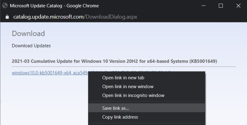 Win10 KB5001649安装失败提示错误代码0x80070541怎么办插图4