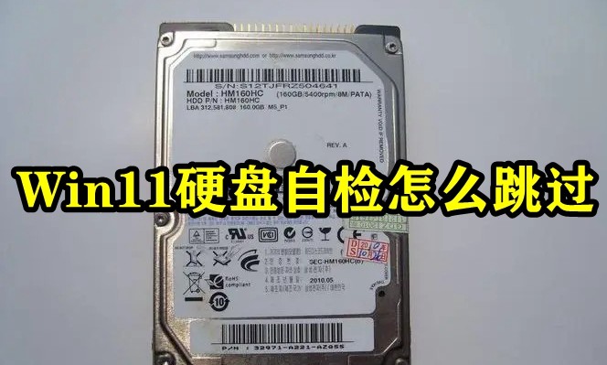 Win11硬盘自检怎么跳过插图