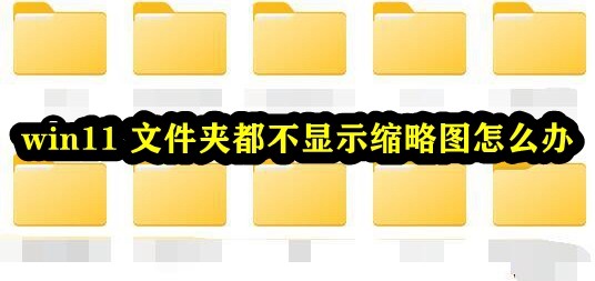 win11 文件夹都不显示缩略图怎么办插图