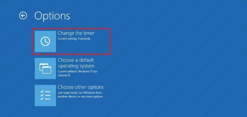 如何在 Windows 11、10 上更改启动菜单超时？