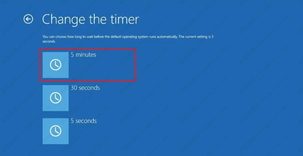 如何在 Windows 11、10 上更改启动菜单超时？