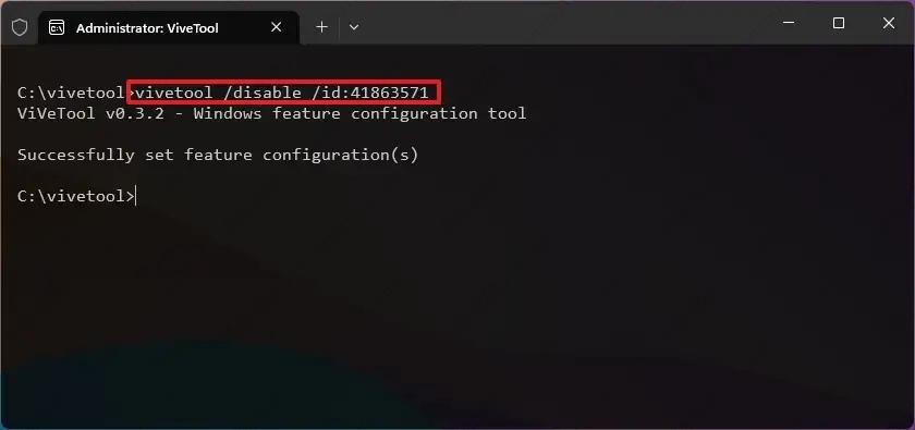 如何使用ViveTool在Windows 11上启用实验性隐藏功能？