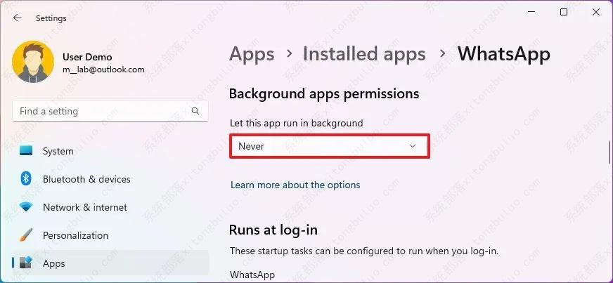 如何在 Windows 11 上禁用后台应用程序？