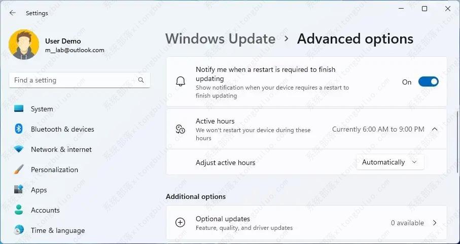 如何调整活动时间以避免在Windows 11上随机重启？