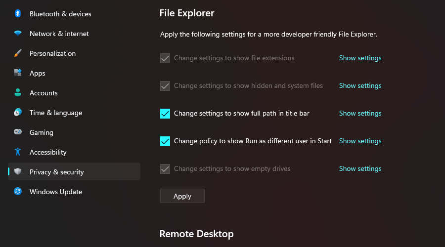 如何在 Windows 11 中启用开发人员模式？