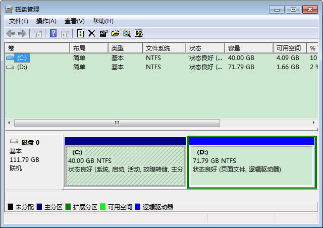 磁盘管理器怎么打开？Win7磁盘管理器快速打开方法插图1
