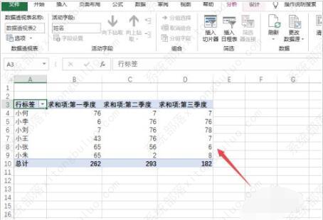 excel2019数据透视表怎么做？excel数据透视表的制作步骤教程