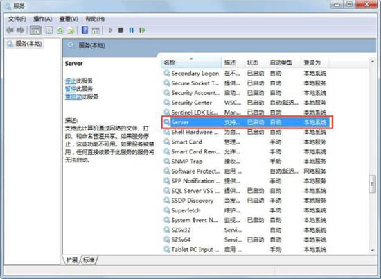 win7电脑提示工作站服务没有启动如何解决？