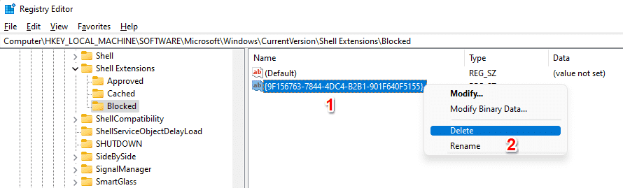 如何从Windows11右键单击上下文菜单中删除“在Windows终端中打开”选项？