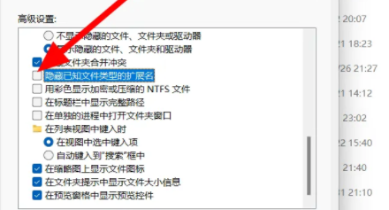 win11文件后缀隐藏了怎么显示插图3