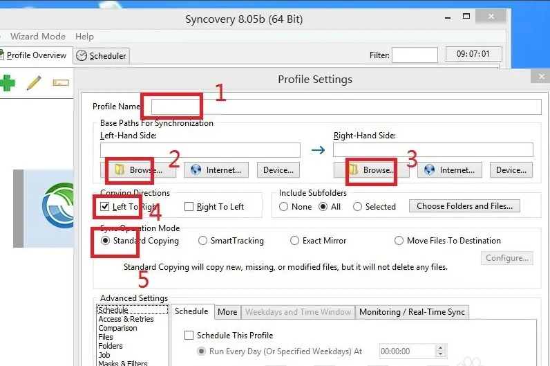 syncovery同步配置教程