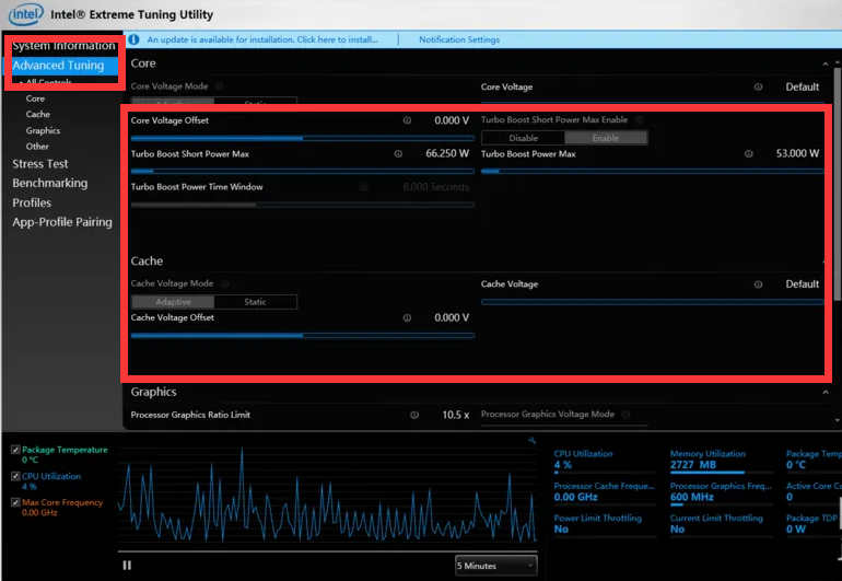 intel extreme tuning utility使用教程