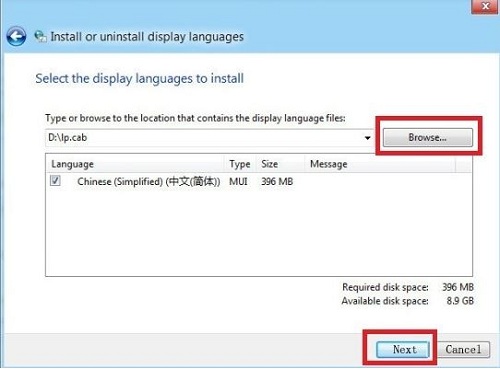 Win8系统当中语言包应该如何安装？