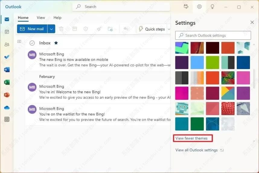 如何在Windows 11上更改新的Outlook应用程序主题？