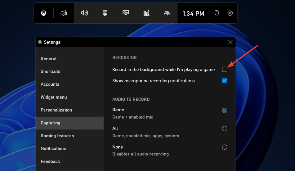 Win11系统如何禁用DVR并关闭游戏栏？