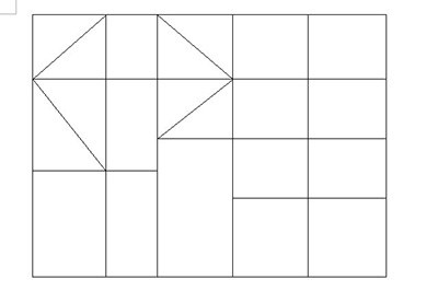 Word不规则表格的制作方法