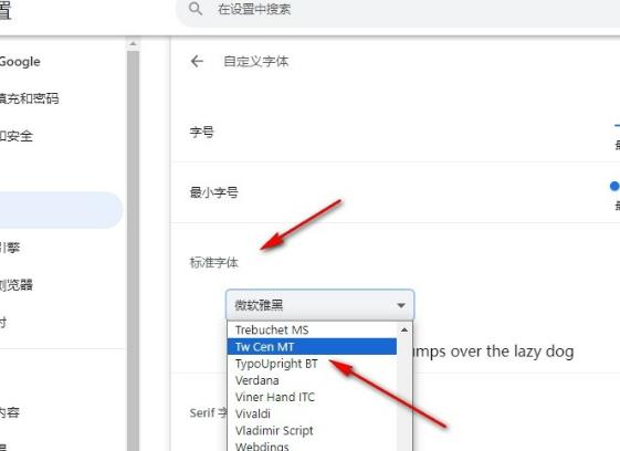 谷歌浏览器怎么更改网站默认字体？谷歌更改网站默认字体的方法