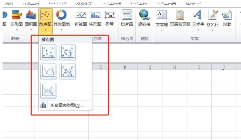 excel如何以两列数据分别为xy轴画图？