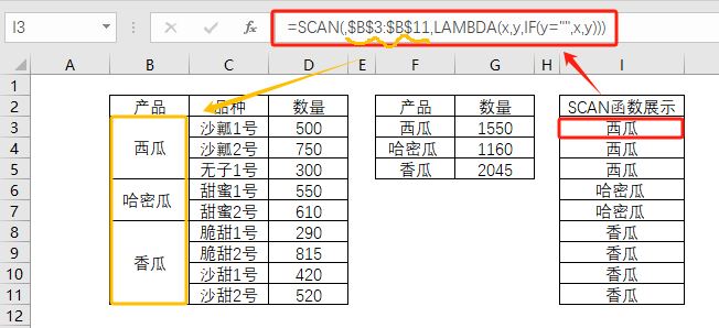 SCAN函数怎么用插图8