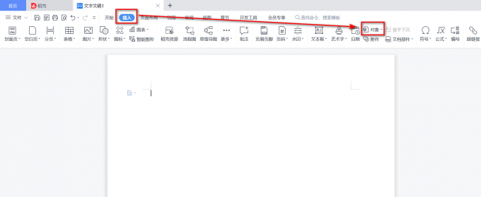 找到对象选项并点击进入