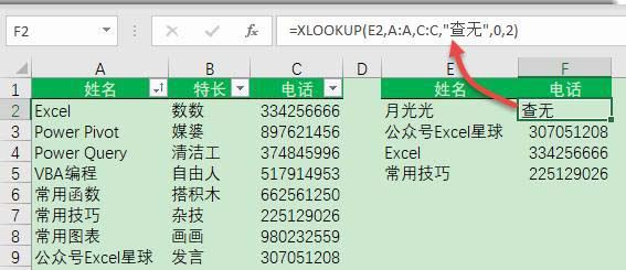 excel中xlookup函数怎么使用插图6